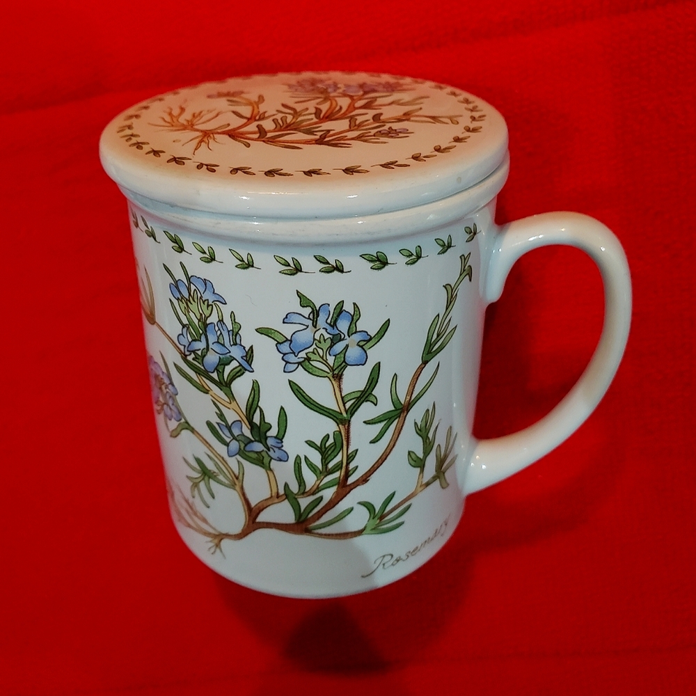 🌟 Porcelain Tea Coffee Mug with Matching Lid